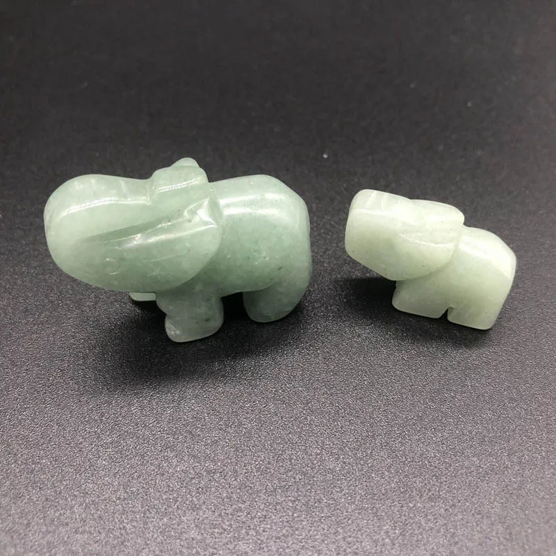 Резьба по камню в виде слона природного нефрита 1 шт. | Дом и сад