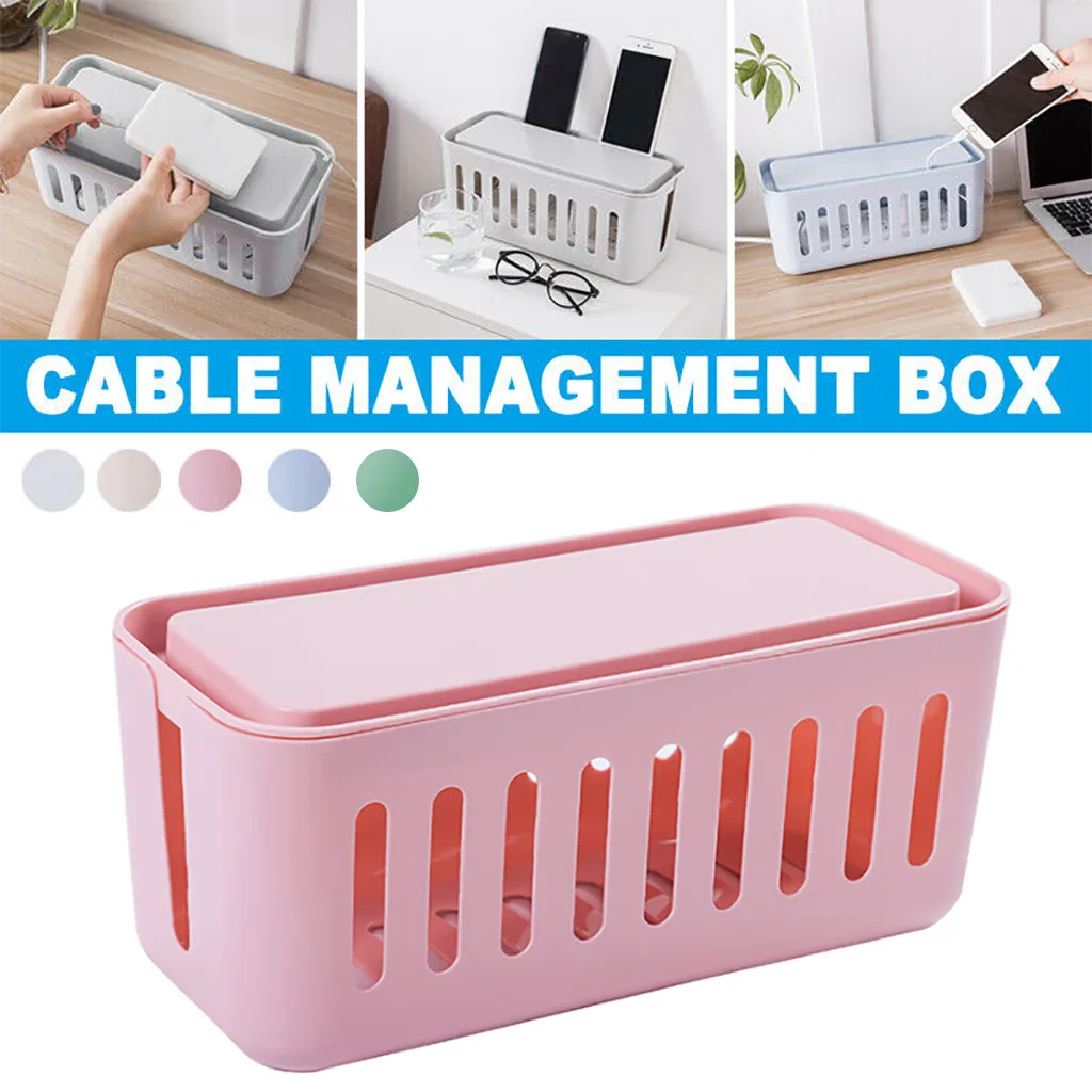 1 шт. коробка для хранения проводов пластиковая Многофункциональная Защита от