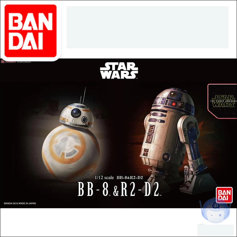 

Сборная модель Bandai, Звездные войны, модель 1/12 BB-8, восстановитель силы, робот из ПВХ, экшн-фигурка, игрушка, подарок на день рождения