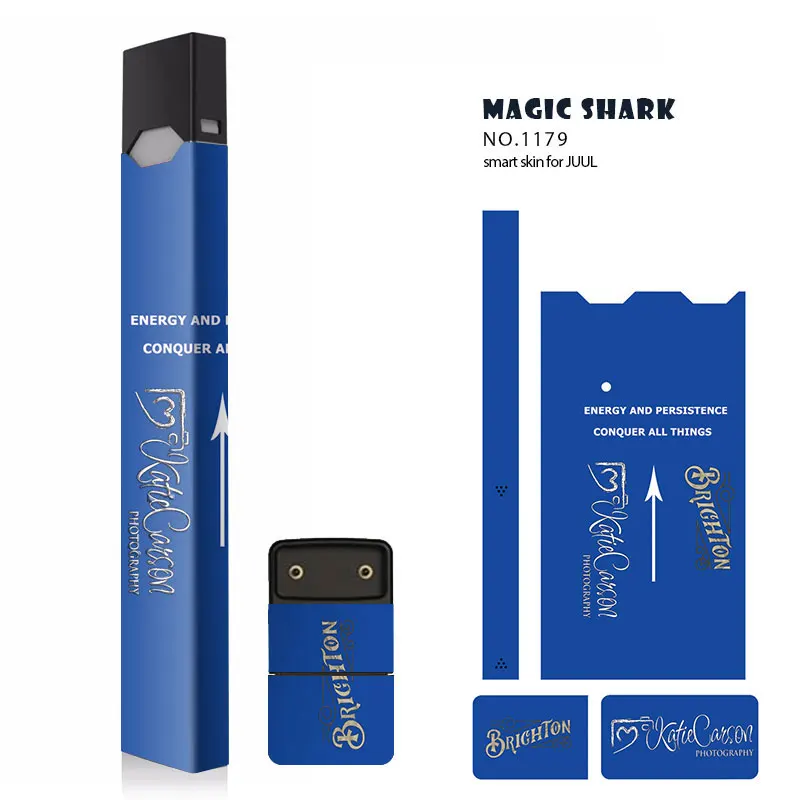 Волшебная Акула модная бумпанная наклейка для Juul кожаная пленка бумажная