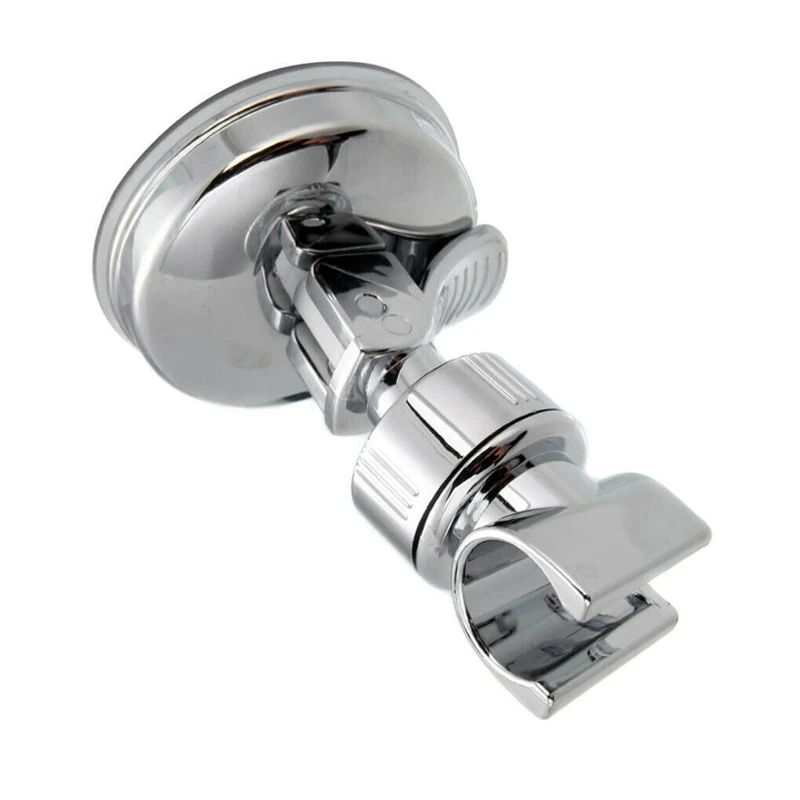 

Powerful Suction Cup Shower Bracket Base Bathroom Plastic Adjustable Wall Suction Shower Nozzle Fixed Wall Rack