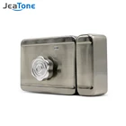 Jeatone Электрический замок для дома, видеодомофон, проводной дистанционный разблокированный телефон с Умной картой, комплект домашней системы безопасности