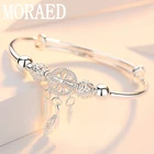 Женский браслет Ловец снов из серебра 925 пробы