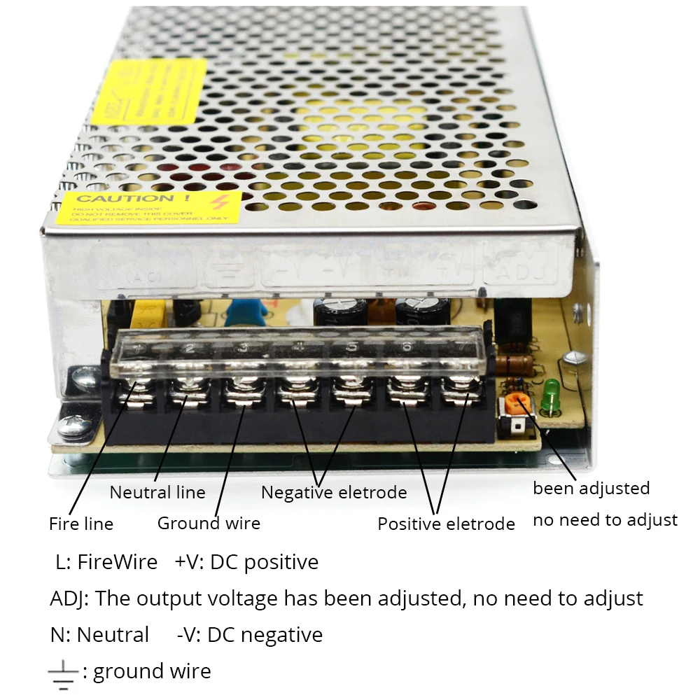 AC 110V-240V DC/DC 12V 1-30A драйвер конвертер светодиодный трансформатор Питание