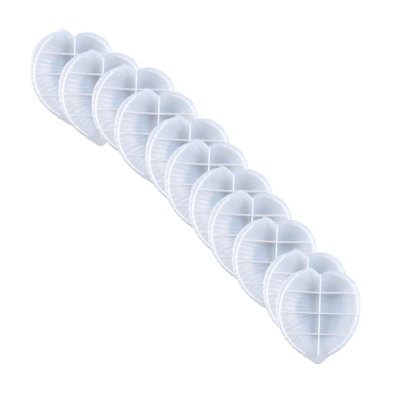 

Kili 11Pcs Leaf Disc Fruit Snack Storage Silicone Diy Crystal Glue Mold