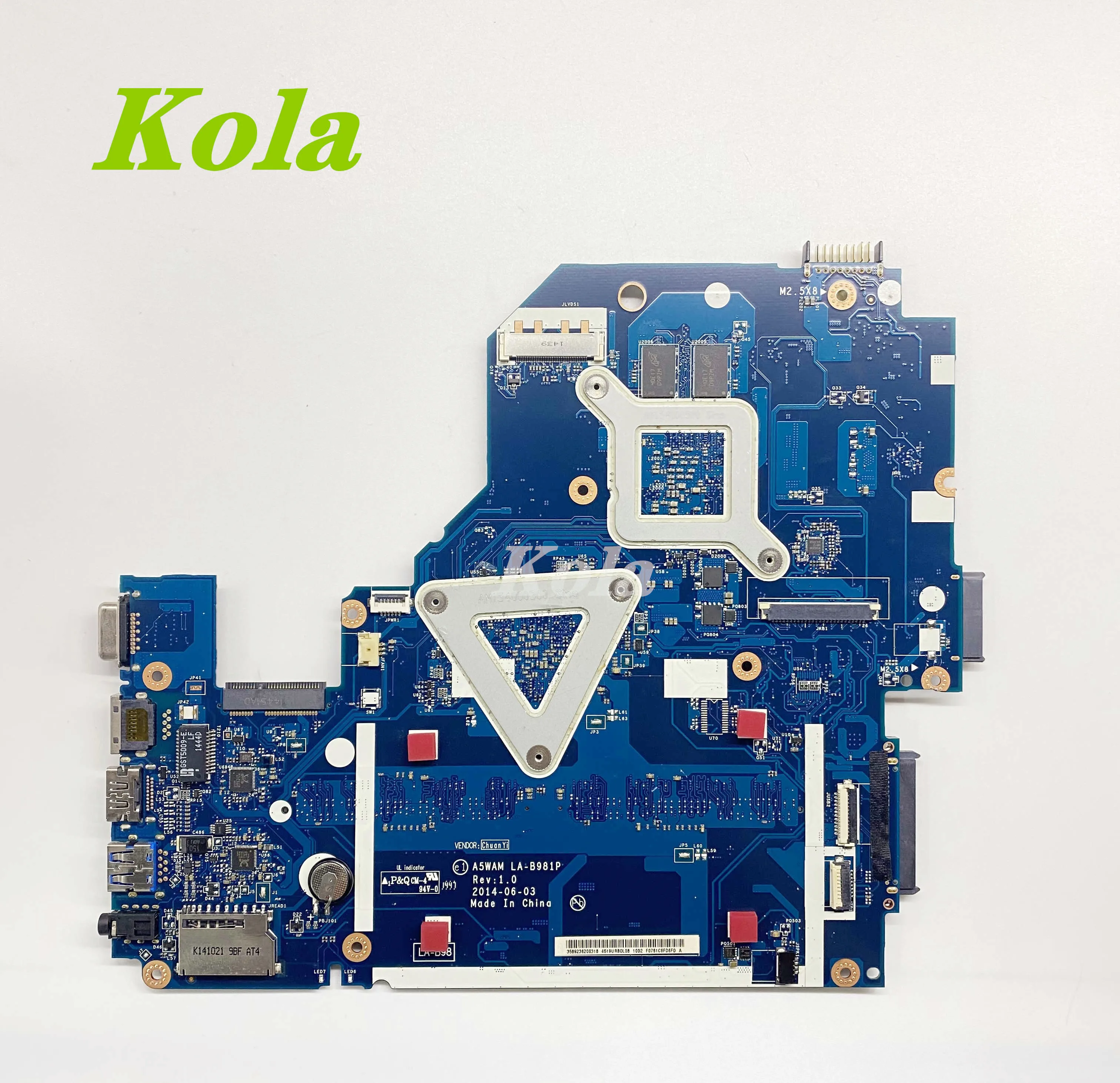 For Acer E5-511 E5-511G Laptop Motherboard A5WAM LA-B981P MB W/ N2930/2940 CPU GT820M 2G-GPU 100% Working NBMQX11005 NBMQW11004 |