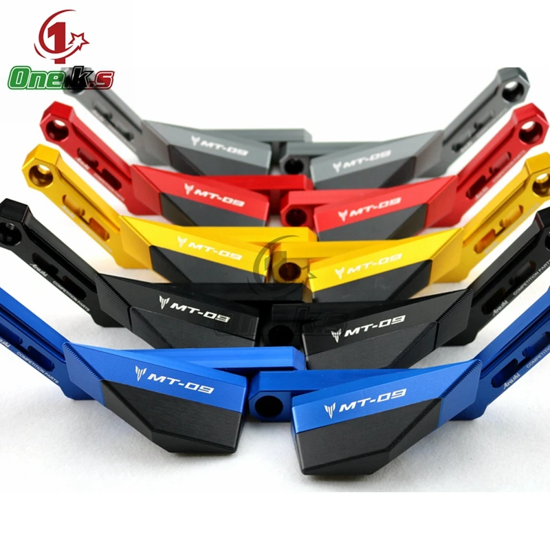 CNC Aluminum Motorcycle Engine Sliders Guard Crash Pad Cover Falling Protector For YAMAHA FZ09 MT09 2015 2016 2017 2018 2019 20 |