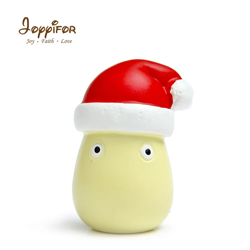Hot Cartoon Mini Action Figures Kawaii Christmas Hat Scarf Totoro Collection Dolls Models Anime Toys for Children Kids Gifts images - 6