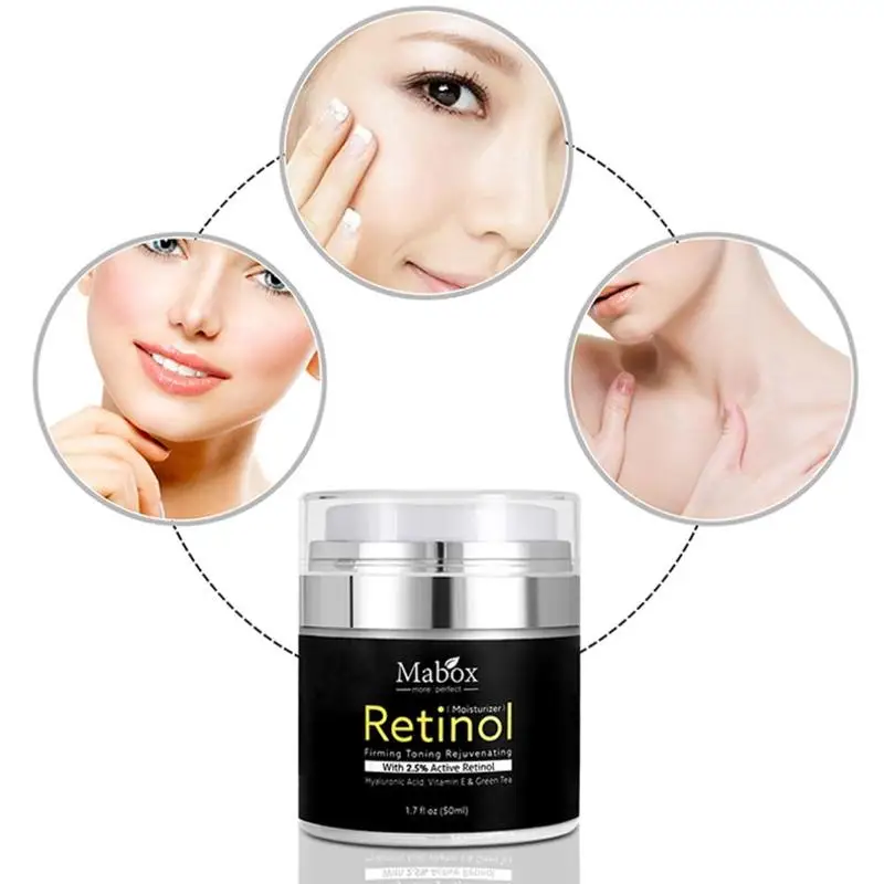 

50g Retinol Whitening Cream Moisturizer Firming Toning Face Rejuvenating Cream Remove Anti Aging Freckle T0N7