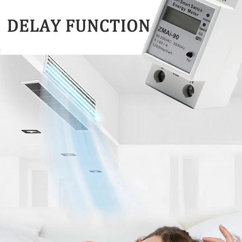 Sonoff R2 60-80A измеритель мощности монитор беспроводной WiFi переключатель с функцией