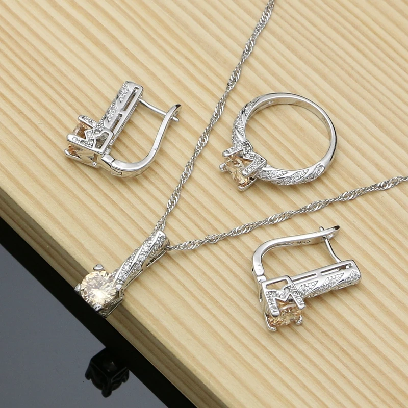 Женский ювелирный комплект из серебра 925 пробы | Украшения и аксессуары
