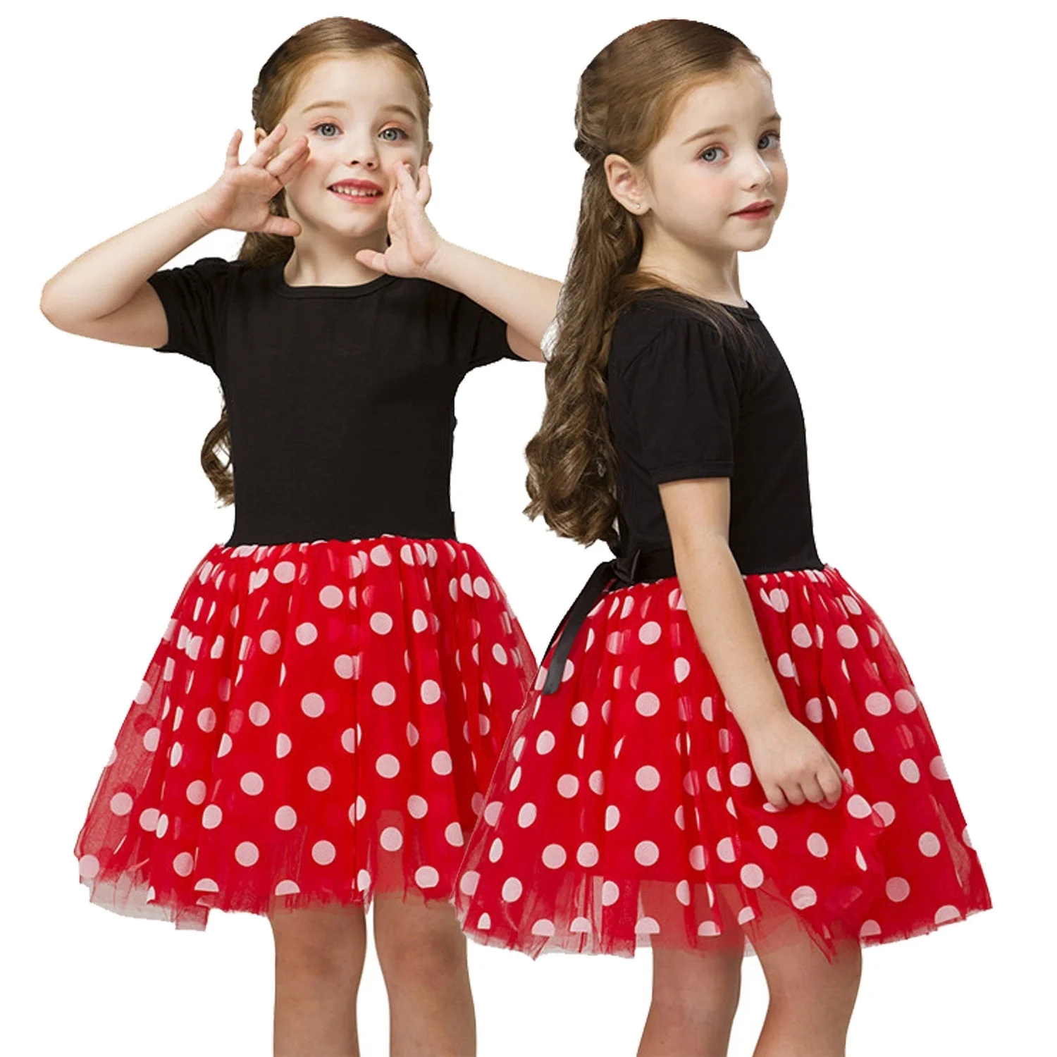 Маскарадное платье с мышкой 1 год на день рождения Рождественский костюм детский