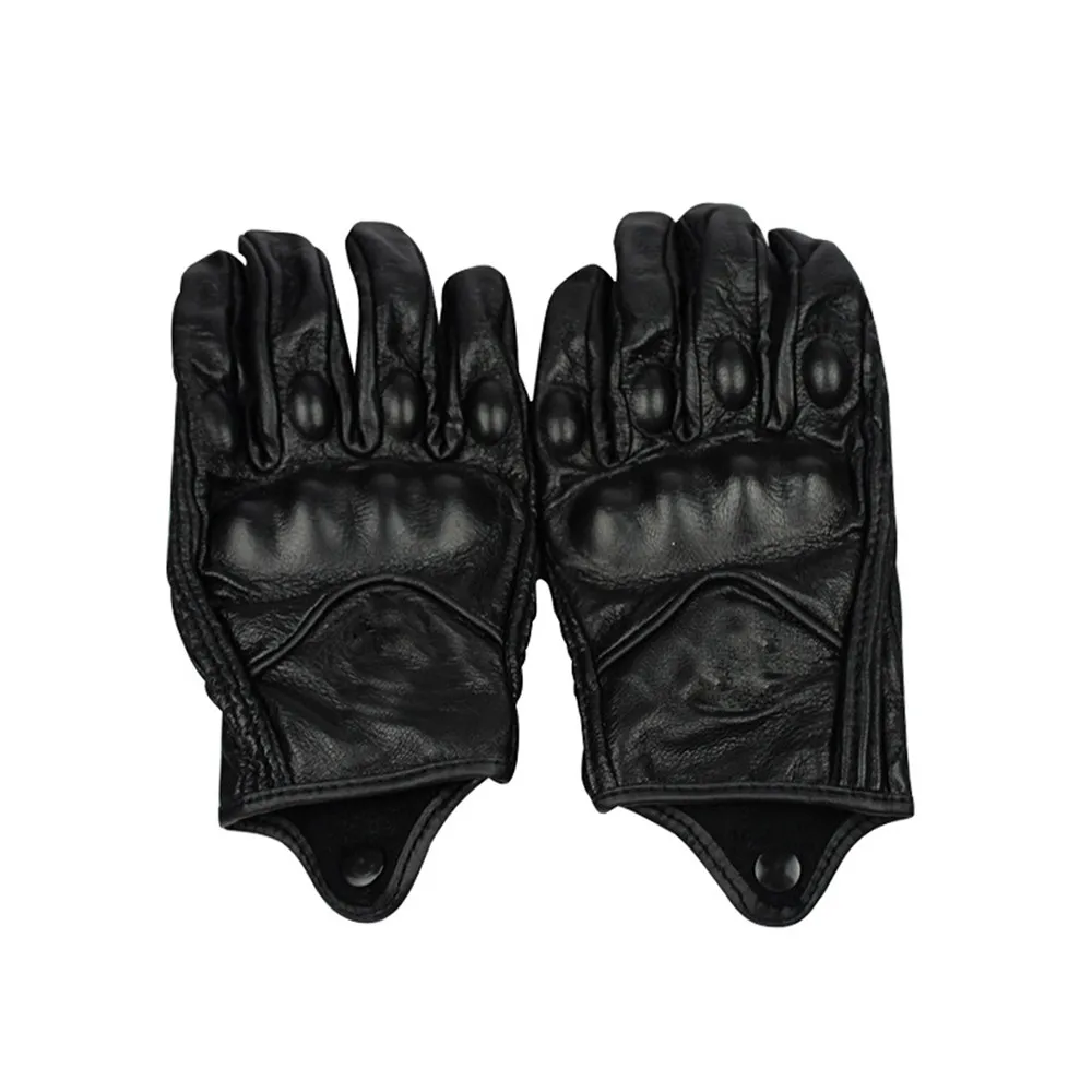 

New Style Motorcycle Gloves Fashion Comfortable Portable Goatskin Leather Touch Screen Men Women Moto Glove Electric Bike#266849