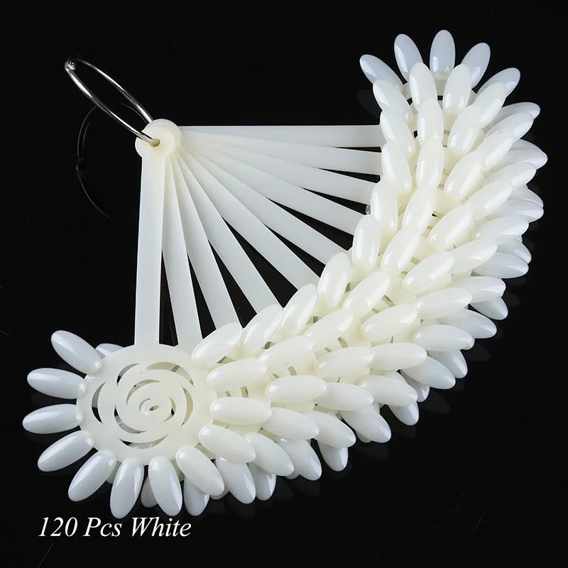 LEMOOC накладные ногти веер палец полная карта дизайн ногтей демонстрация