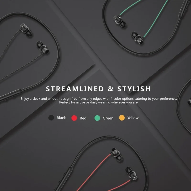 

1MORE Omthing AirFree Lace Neckband Wireless Bluetooth Headphones HQ Micphone 10mm Dynamic EarBuds 12HPlaytime Voice Assist