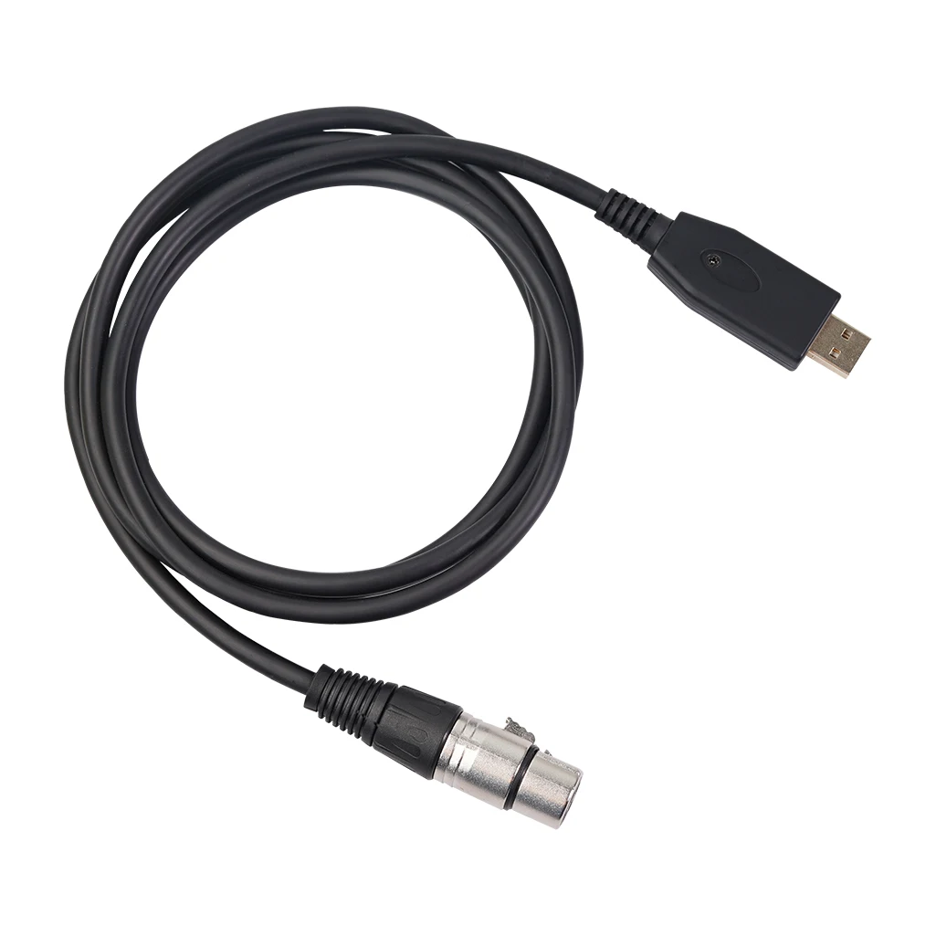 Кабель для микрофона 6 футов 10 USB штекер на гнездо XLR переходник адаптер