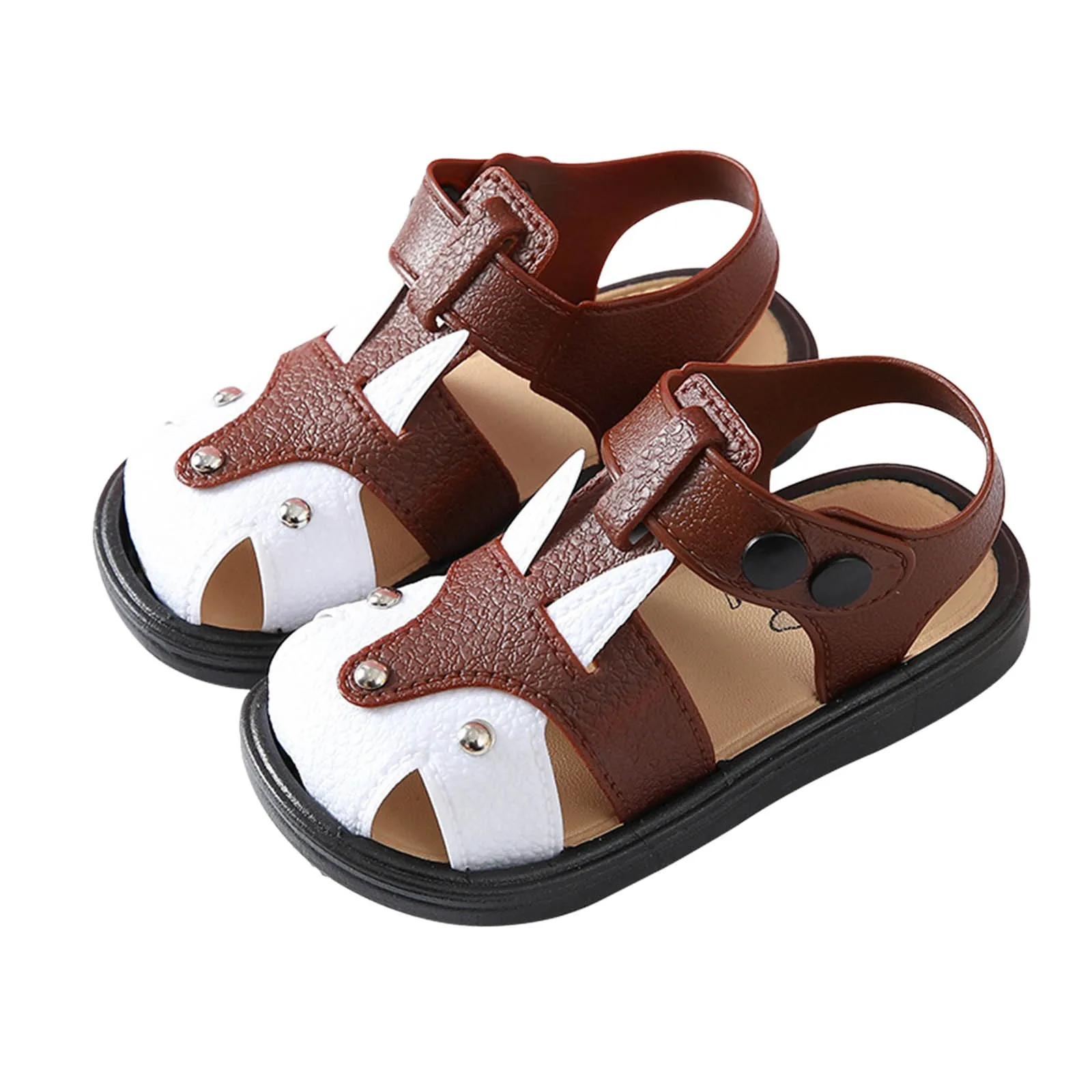 

2021 Cute Rabbit Baby Girl Sandals Soft Leather Flower Cartoon Baby Sandals Non-slip Sole Infant Girls Shoes Outdoor Baby Shoes