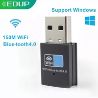 edup 150mbps usb wifi adapter blue tooth 4 0 802 11n wireless usb dongle network card receiver for desktop laptop windows linux
