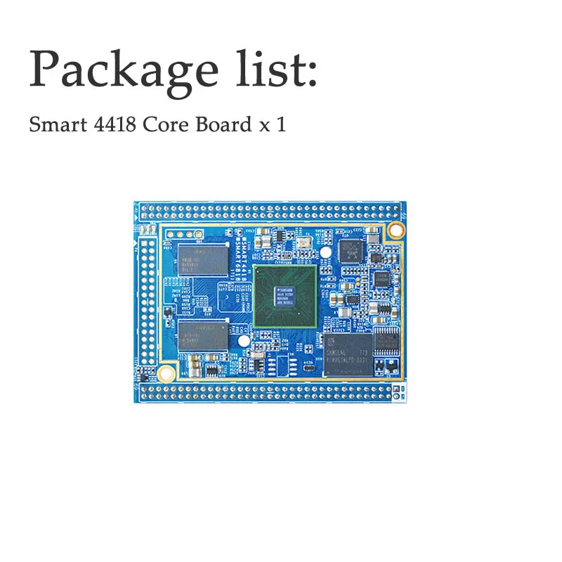 Smart4418 CPU Board S5P4418 Cortex-A9 1GB RAM + 8GB eMMC Integrated Gbps Ethernet Audio Jack | Компьютеры и офис
