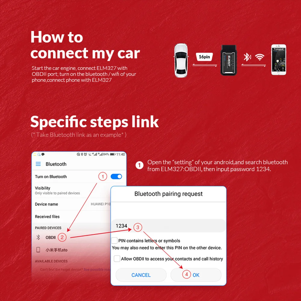 OBDII диагностический инструмент ELM327 WiFi/Bluetooth V1.5 PIC18F25K80 чип для Android/IOS ELM 327 в 1 5 ICAR2