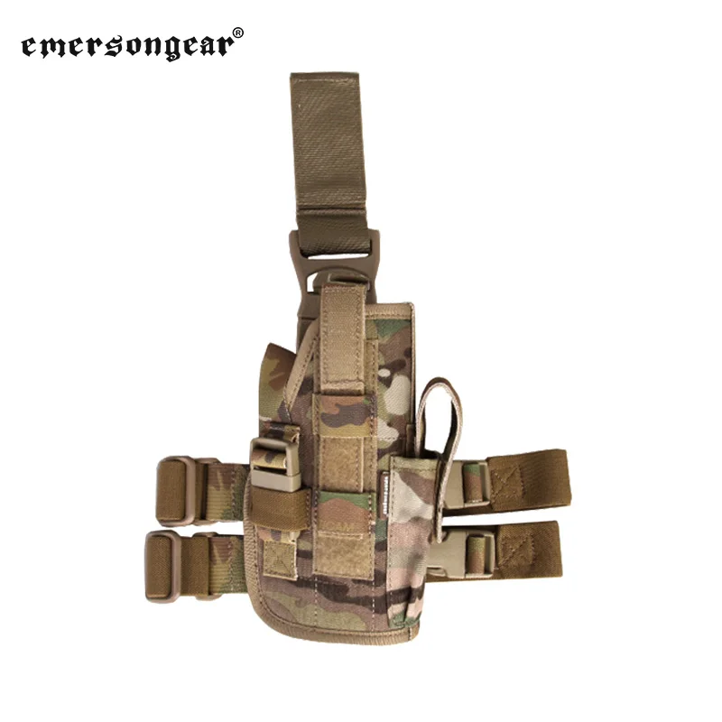 Emersongear Tactical Leg Holster Gun Pistol Thigh Pouch Bags Universal Left Right Hand Holster Airsoft Military Army Gear EM6201