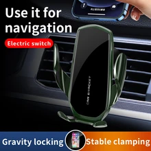 Gravity Mobile Phone Car Holder for For IPhone 13 12 11 Smartphone GPS Support Air Vent Clip Mount Stand For Samsung Universal