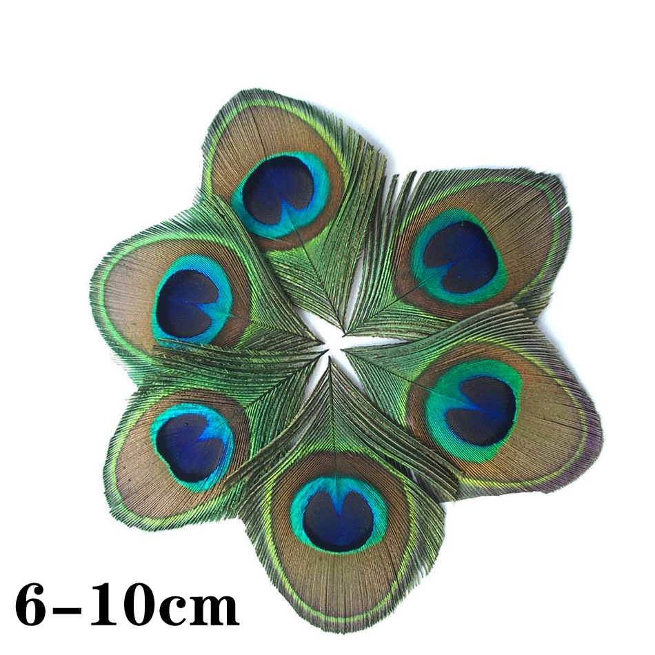 Натуральные перья павлина 20 шт. поделки для волос шлейф свадебной вечеринки
