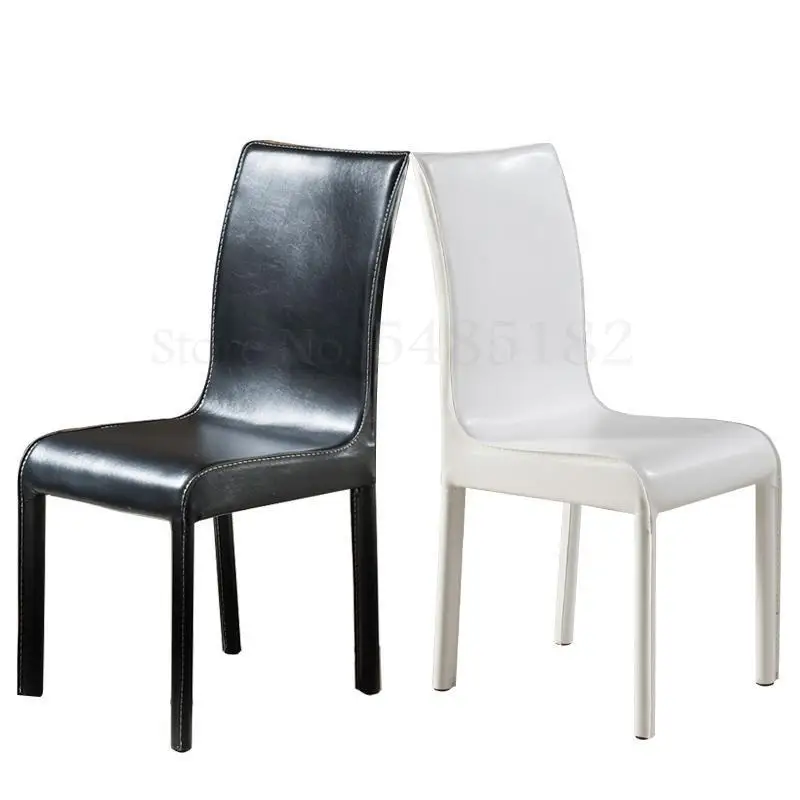 Модное обеденное кожаное кресло простое современное специальное предложение