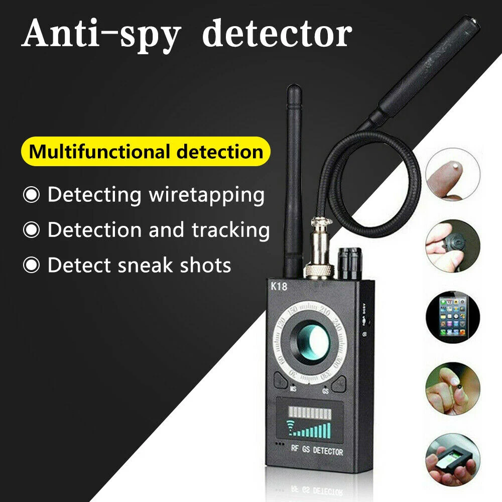 Anti-Spy Hidden Camera Detector RF Signal Bug GPS GMS Finder Tracker Scanner Locator Protect Security | Безопасность и защита