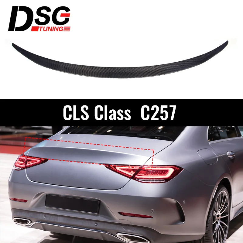 Задний спойлер задний багажник загрузки крыло украшение для Mercedes W257 CLS 2018 2019