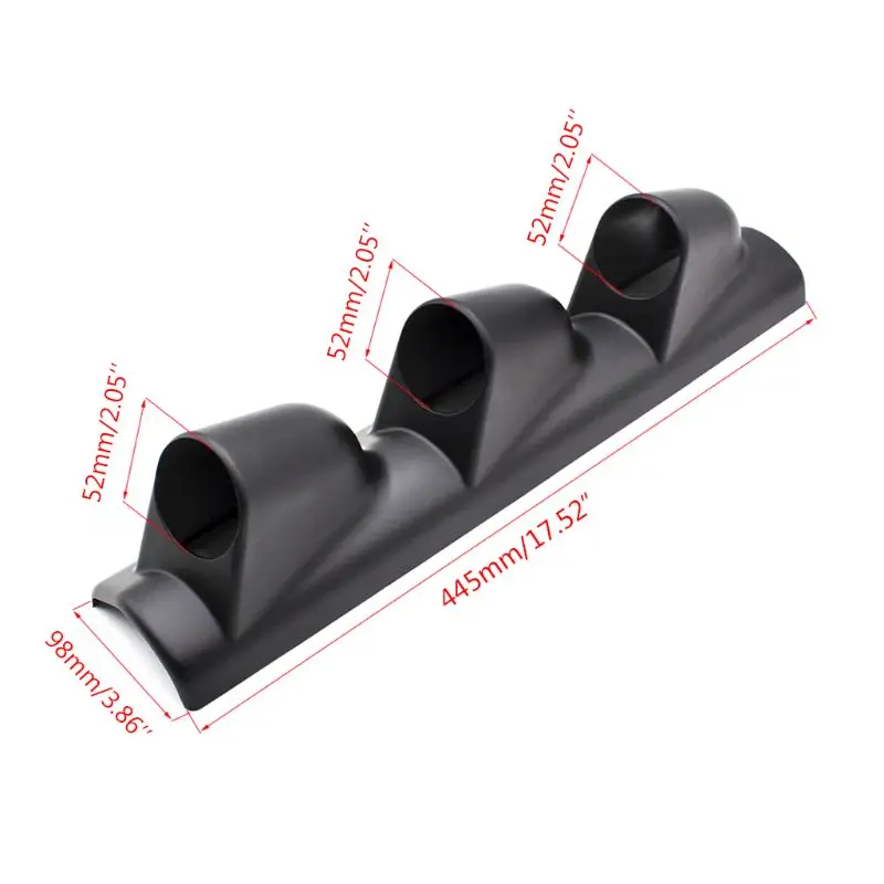 2020 Новый универсальный автомобиль 2 &quot52 мм 3 отверстия приборной панели Манометр