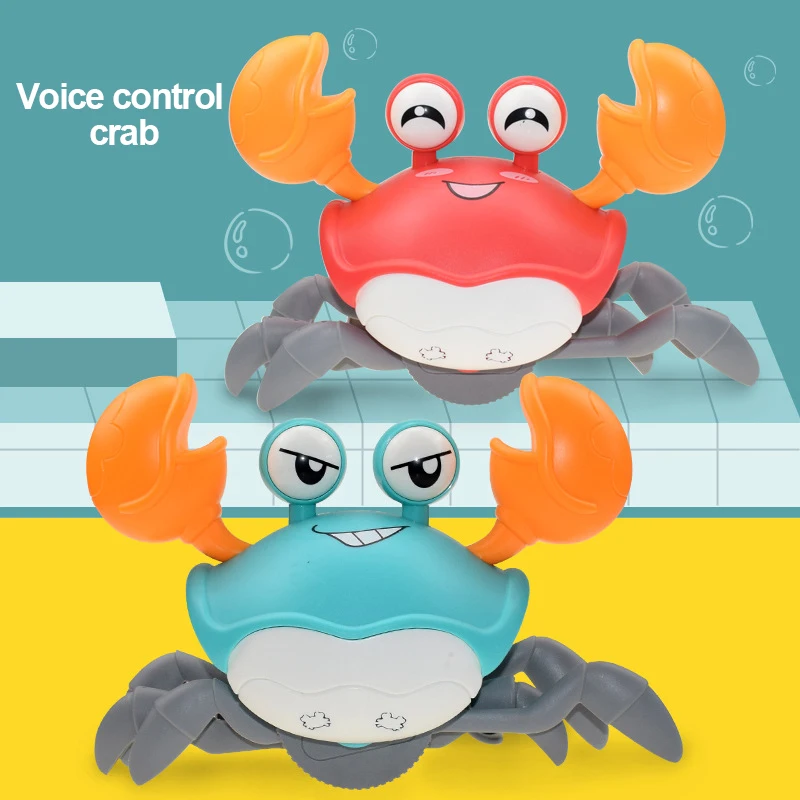 

Electric Voice Control Crab Toy Children's Projection Simulation Crab Interesting Children's Toys Educational Toys For Kid