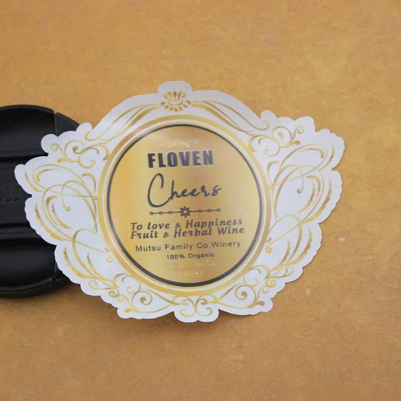 Виниловая Водонепроницаемая наклейка для этикеток на бутылки с медом принтом