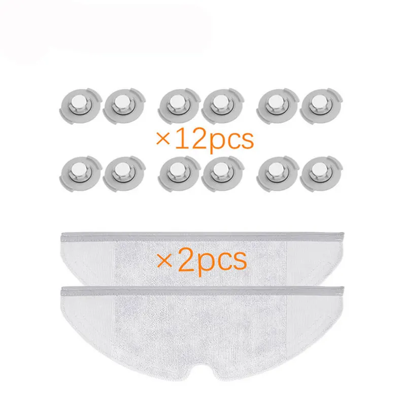 Набор запчастей для робота пылесоса Xiaomi Roborock 14 шт./лот насадки швабры фильтр