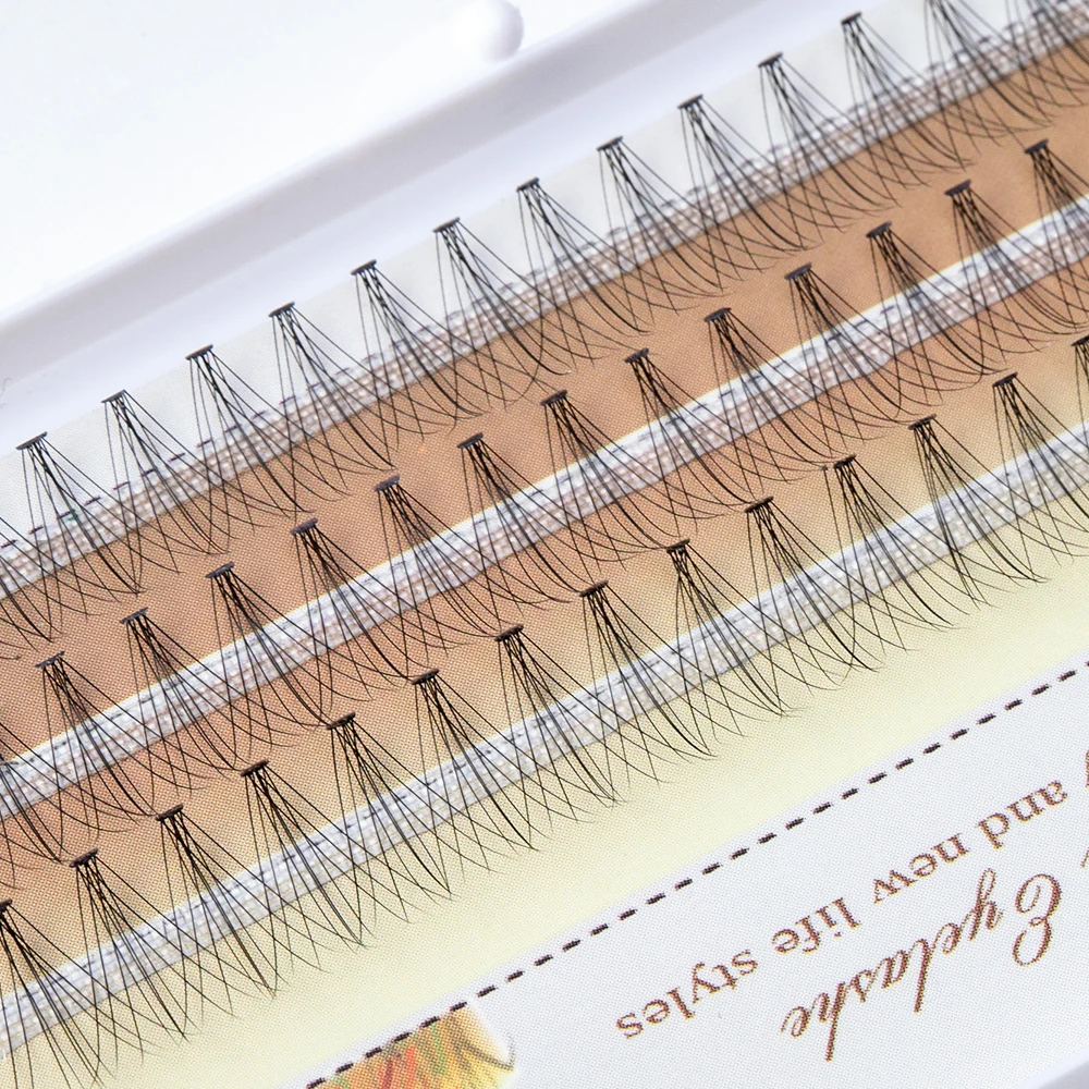 60 пряди натуральных норковых ресниц профессиональный макияж индивидуальное