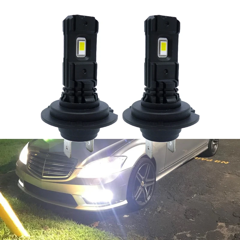 2 шт. противотуманные фары 100 вт супер яркие H7 светодиодные автомобильные 6000 лм K