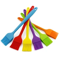 one piece silicone oil brush small bbq grill brush pancakes edible baking bakeware pastry bread baking kitchen tools bbq