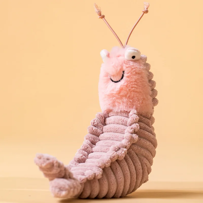 

22-27cm Cartoon Shrimp Toys Soft Animal Stuffed Doll Kawaii Shrimp Plush Toys Birthday Christmas Gifts For Kids