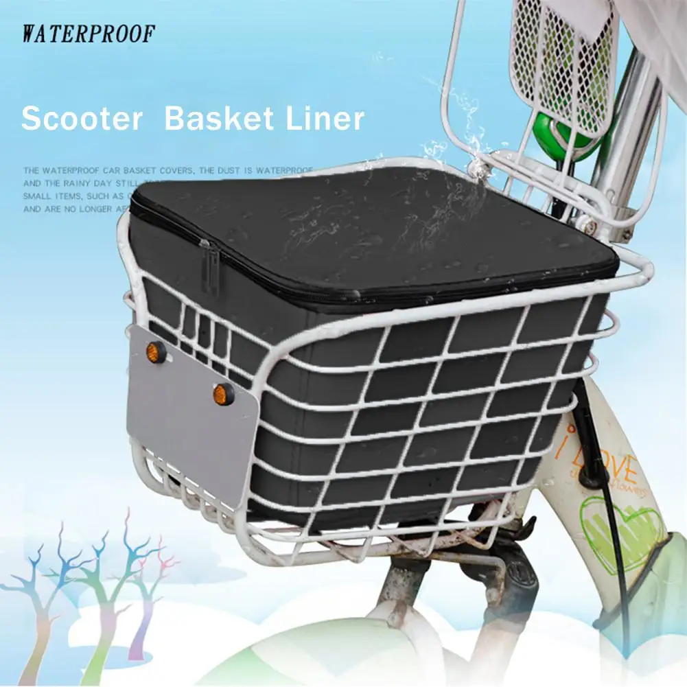 

Electric Scooter Basket Liner Rainproof Dustproof Shockproof Multi-purpose Bicycle Basket Liner