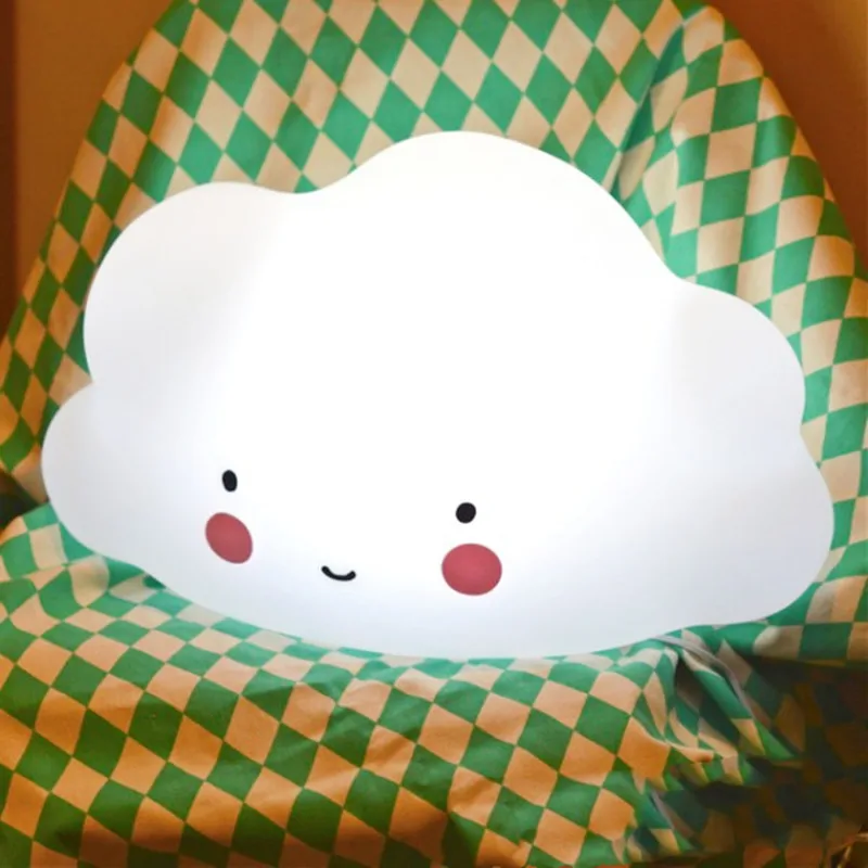 

LED Anime Decor Cloud Night Lights Bedroom Decor Table Lamp Button Battery Led Toy Lamp Cartoon Children Bedside Lamp Xmas Gifts