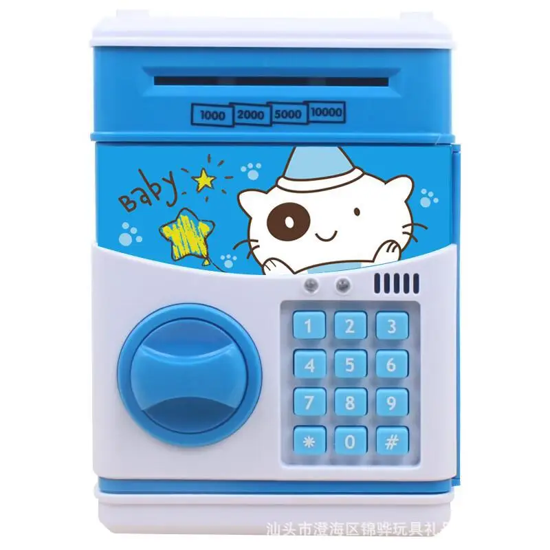 Электронный пароль Копилка денежная монета копилка Сейф мультфильм