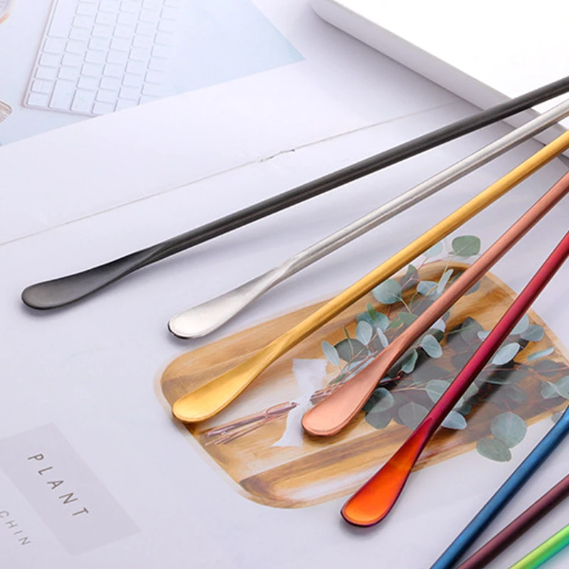 Корейская 304 ложка для смешивания из нержавеющей стали креативная Коктейльная