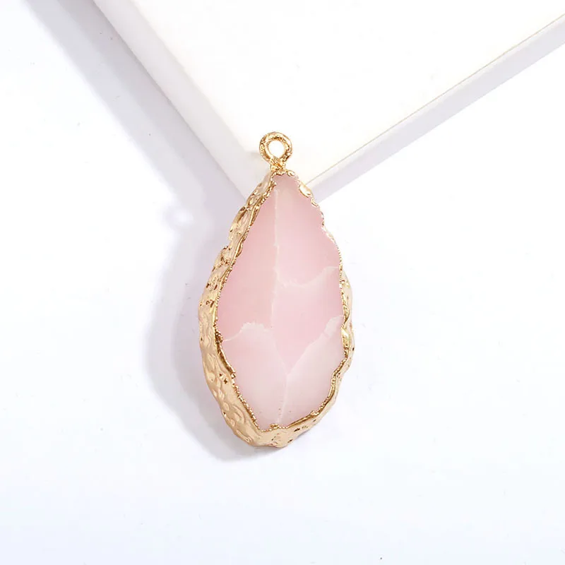 Очаровательные Подвески из натурального камня 5 шт./лот изготовление ювелирных