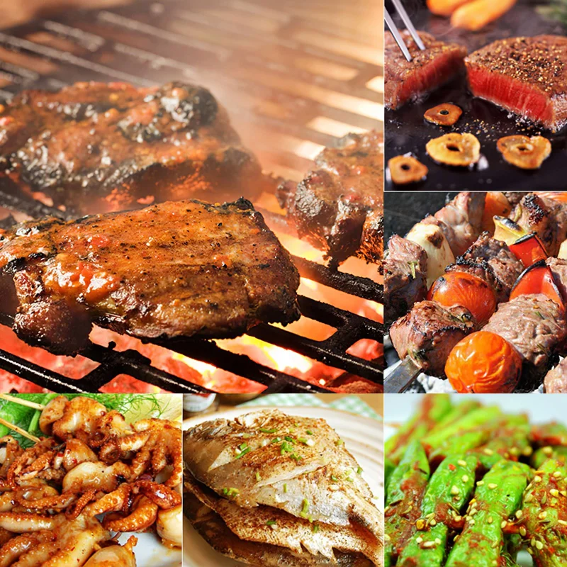 

Outdoor 16 Slots BBQ Stainless Steel Chicken Wing Leg Rack Grill Holder BBQ Rib Non Stick Carbon Barbecue Accessories Picnic