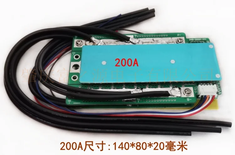 4S 12V 100A 130A 200A 260A 300A 390A BMS сотовый LifePo4 литий Батарея Защитная плата баланс мотоцикла