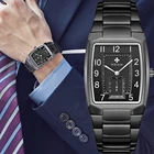 Часы мужские, кварцевые, водонепроницаемые, квадратной формы, 2021