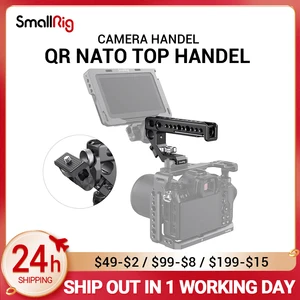 Крепление SmallRig для DSLR-камеры, верхняя ручка, быстросъемная рукоятка, совместимая с SmallRig A6500 , BMPCC 4 K Cage или NATO Rail 2439