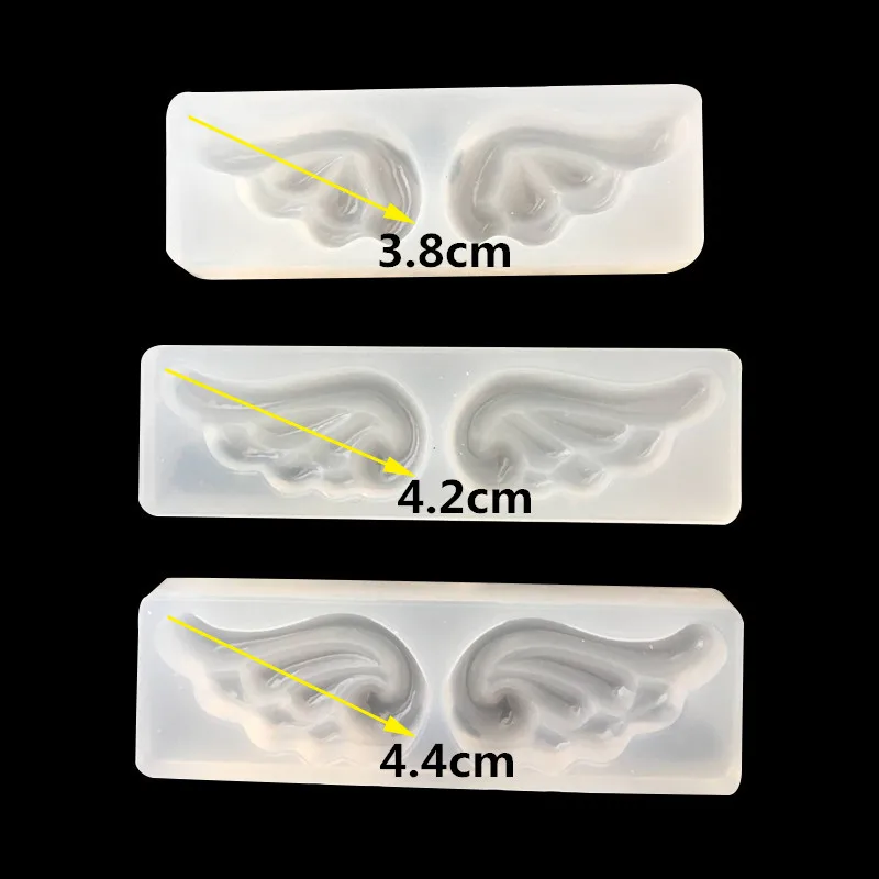 Форма для УФ эпоксидной смолы 1 шт. силиконовая форма в виде крыльев подвесок