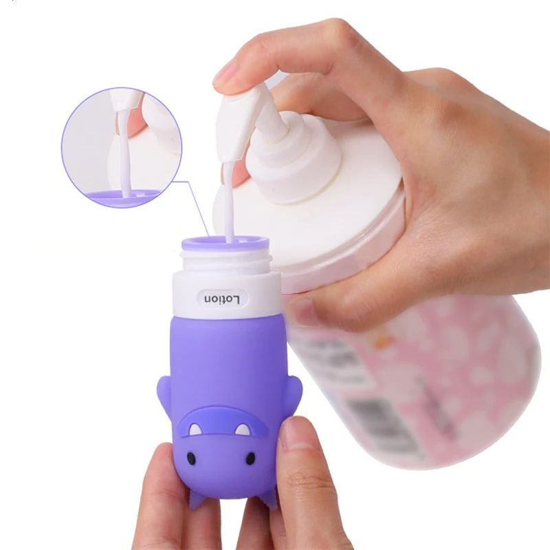 2020 силиконовый пресс флакон бутылка для эмульсии портативный косметический