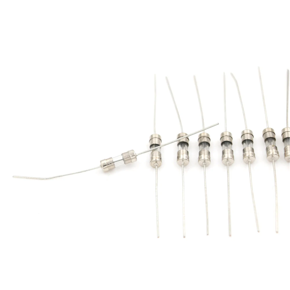 10pcs/lot T3.15A 3150mA 250V Slow Axial Fuse Glass Tube With Lead Wire 3.6*10mm | Обустройство дома
